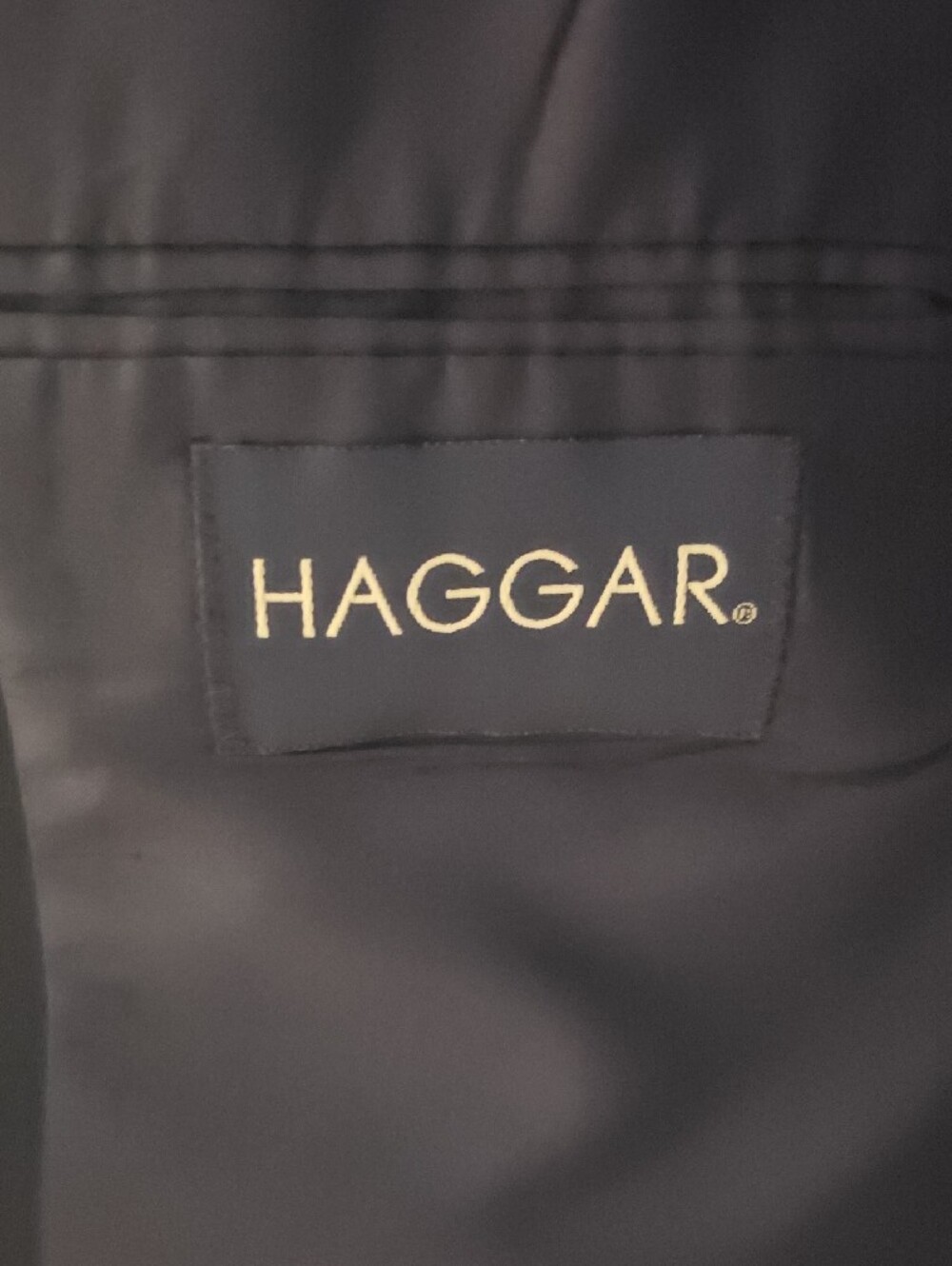 Haggar Navy Blazer with Gold Buttons - Picture 2 of 8